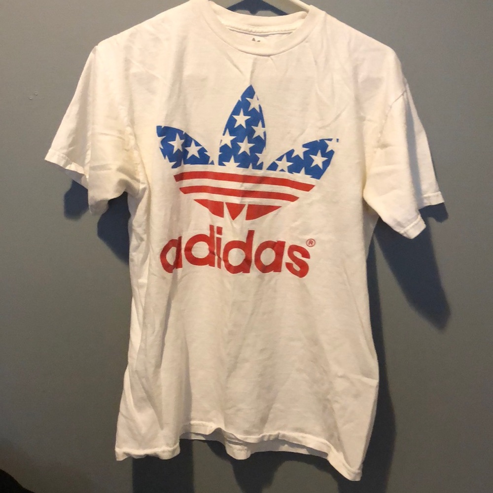 Adidas T-shirt Retro American Flag